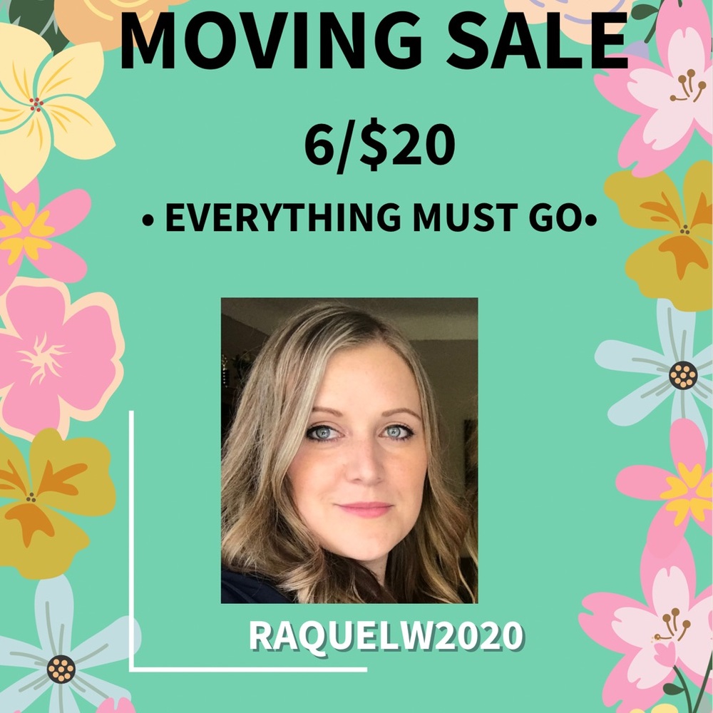 All flower items 6/$20